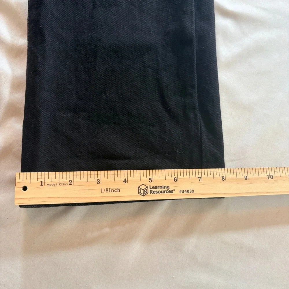 Levi's 501 Original Fit Jeans Mens 34x30 Black Straight Leg Cotton Button Fly